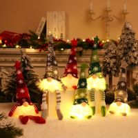 ；‘。、’ New 6 Styles Glowing Gnome Christmas Less Doll Merry Christmas Home Decoration Navidad Natal Gift  New Year Christmas Gifts