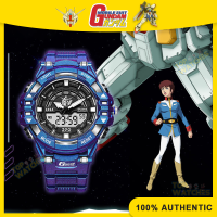 (51.9 มม.) GUNDAM ของแท้ 100% นาฬิกาข้อมือสำหรับเด็กผู้ชายนาฬิกากันน้ำนาฬิกาดิจิตอลทนต่อการขีดข่วนนาฬิกาข้อมือสำหรับเด็กนาฬิกาของขวัญวันเกิด 872