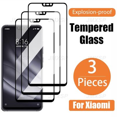 [spot goods]แก้วป้องกัน3ชิ้นสำหรับ Xiaomi Mi Max 2 3มิกซ์2วินาทีแบบอารมณ์บน9 8 A2 A3 Lite SE Pro 9T A1 Play