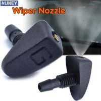 2 Pcs/Set Car Universal Friont Windshield Wiper Nozzle Jet Sprayer Kits Sprinkler Water Fan Spout Cover Washer Outlet Adjustment Windshield Wipers Was