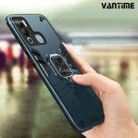 Vantime สำหรับ Infinix Hot 12i กรณีแหวนขาตั้งเลนส์ปกป้องปกแข็งกันกระแทกกลับ Casing