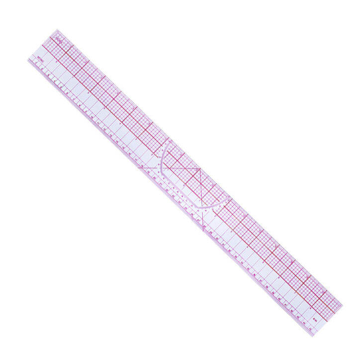 💕dgheg💕Plastic Sewing Tailor Shared Double Side Metric Straight Ruler ...