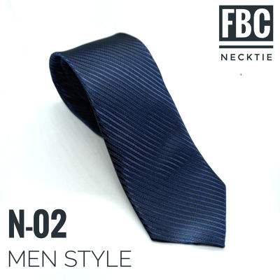 N-02 เนคไทสำเร็จรูป ไม่ต้องผูก แบบซิป Men Zipper Tie Lazy Ties Fashion (FBC BRAND)ทันสมัย เรียบหรู มีสไตล์