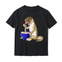 ตลกญี่ปุ่น Kawaii Ramen สัตว์เลื้อยคลาน Leopard Gecko Tops Tees ผู้ชายผู้หญิงฤดูร้อนสั้นแขนระบายอากาศเท่ๆกราฟิกเสื้อ T  E0AP