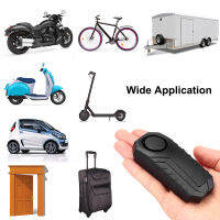 Anchtek Waterproof Motorcycle Bike Anti-Theft Alarm Wireless Remote Control Bicycle Security Alarm 113dB Electric Car Alarm