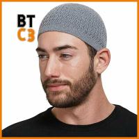 BTC3 หญิง หมวกหัวกะโหลก Kippah หมวกมุสลิม หมวกมัสยิด หมวกบีนนี่ อิสลาม