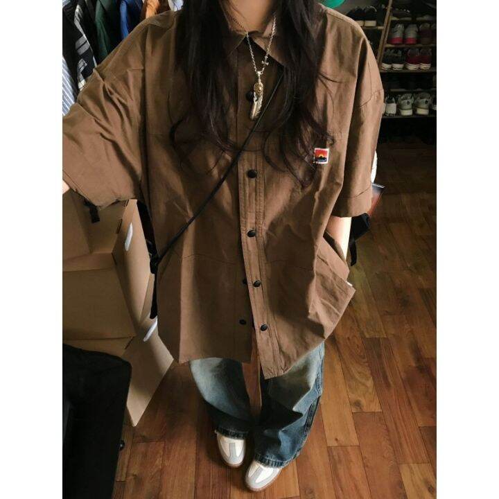 women-and-man-vintage-short-sleeve-shirt-streetwear-oversize-button-up-korean-fashion-chic-cool-blouse-aesthetic-hippie-japanese