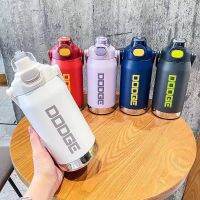 พร้อมส่ง กระบอกน้ำ ขนาดใหญ่1200ml สแตนเลส316 มีหูหิ้ว แบบหลอดดูด เก็บน้ำร้อน/เย็น มี5สีให้เลือก กระบอกน้ำพกพา