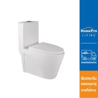 HomePro สุขภัณฑ์ 1 ชิ้น ชักโครก MOYA SN-T004 3/4.8L สีขาว (HTD) แบรนด์ MOYA