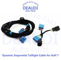 OEM Car Flowing Water LED Dynamic Sequential Taillight Cable Wire Harness Adapter For VW Golf 7 R Mounting Golf 7.5 Light 2017