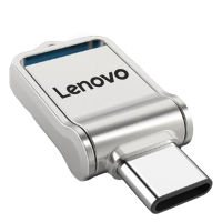 Lenovo 64/128/256/512GB/1TB/2TB USB แฟลชไดร์ฟ2 In 1 Type-C USB กันน้ำพกพาได้ความเร็วสูงขนาดเล็กอุปกรณ์แฟรชไดรฟ์ USB คอมพิวเตอร์