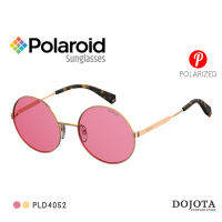 (พร้อมส่ง) แว่นกันแดด Polaroid ทรงกลม PLD 4052/S Pink-Gold เลนส์โพลาไรซ์ ตัดแสงสะท้อน