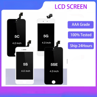 จอแสดงผล LCD สำหรับ iPhone 5 5C 5S SE LCD แบบสัมผัสอะไหล่เครื่องอ่านพิกัดไม่มี Dead A1428 A1429 A1442 A1453 A1457 A1518 + ของขวัญ