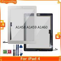 ℗✓ Touch For iPad 4 A1458 A1459 A1460 Touch Screen Digitizer Front Glass Panel Replacement No/With Button 100 Tested