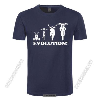 2022 Novelty Youth T Shirt Evolution Of A Tricycle Bicycle Moped Motorbike Tops Tees Men Basic Summer Streetwear Pure Cotton