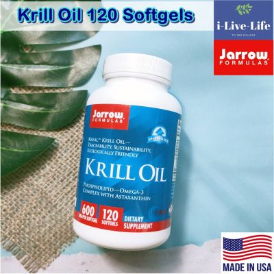 น้ำมันคริลล์ Krill Oil 120 Softgels - Jarrow Formulas อุดมด้วยสารอาหาร
