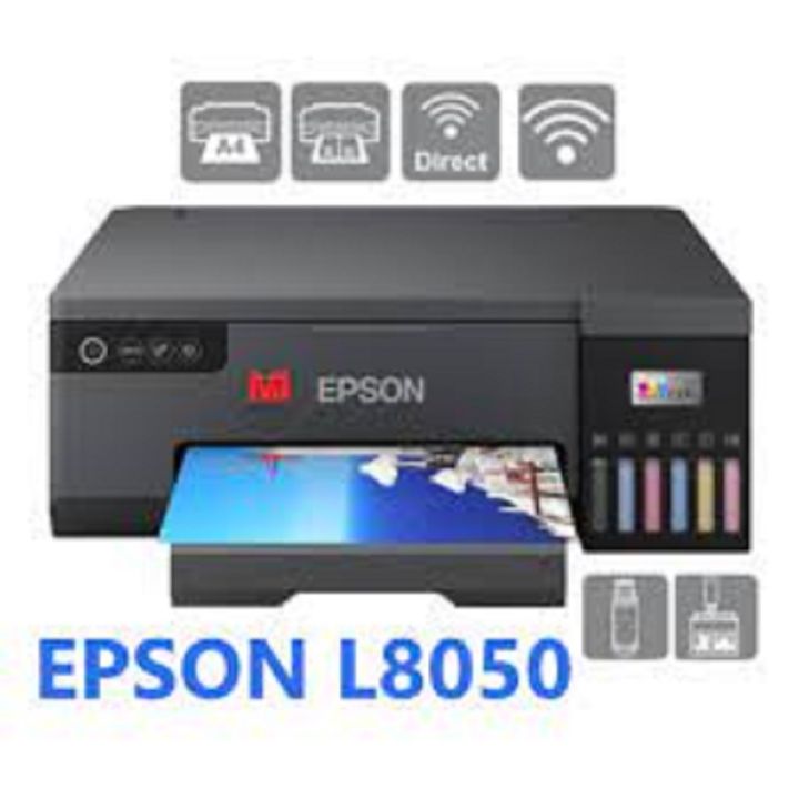 Epson Printer Ecotank L8050 Ink Tank Printer Scanner Copier Wifi With 6 Colour Ink Dyes Lazada Ph 6846
