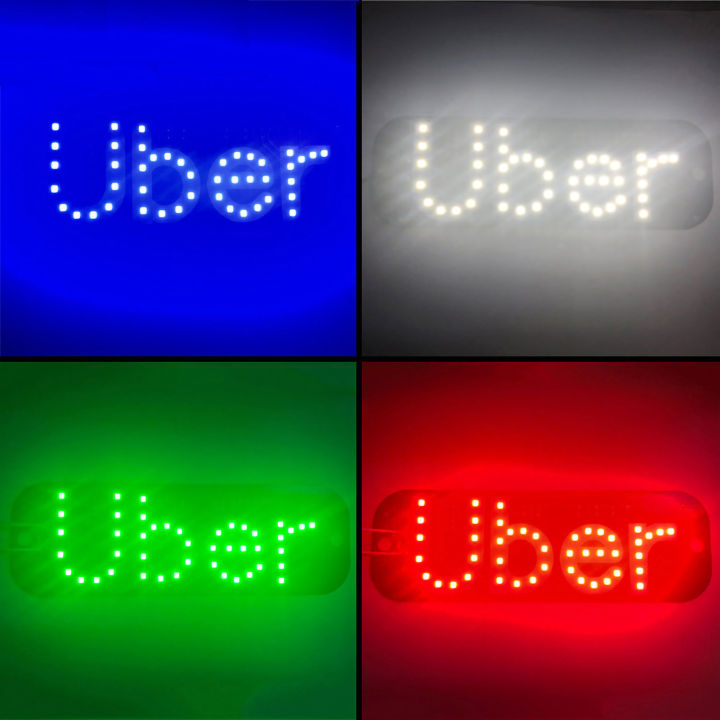 ป้ายไฟ-led-แท็กซี่สีเขียว-6-3x19-ซม-ประหยัดพลังงาน-3w-สำหรับ-uber-ไฟแสดงสถานะการแสดงผลสำหรับหน้าต่างรถยนต์