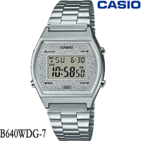 นาฬิกา Casio (ประกัน CMG ศูนย์เซ็นทรัล 1 ปี) นาฬิกาข้อมือผู้ชาย-ผู้หญิง B640WDG-7 B640WGG-9 สายสแตนเลสเคลือบทอง M&amp;F888B