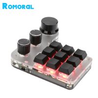 Custom Mini Knob Keyboard Key Knob Mechanical Keyboard Programmable Copy and Paste DIY Shortcut Hot Swap for Designer Office