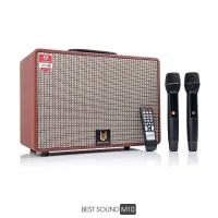 [HCM]( Tặng Kèm 2 Micro) Loa Kéo Di Động Chính Hãng,Loa Bluetooth Xách Tay Best Sound M10 công suất 3000w- Loa Karaoke Di Động, 2 Loa Bass, 2 Loa Treble, Đầy Đủ Kết Nối USB, AUX, TF - Loa Kéo Karaoke Hàng Nhập Khẩu Bảo Hành 12T