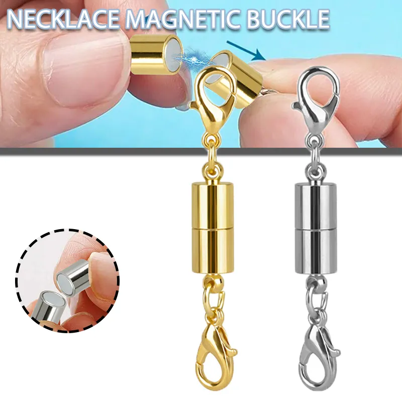 12Pcs Necklace Clasp Magnetic Jewelry Locking Clasps and Closures