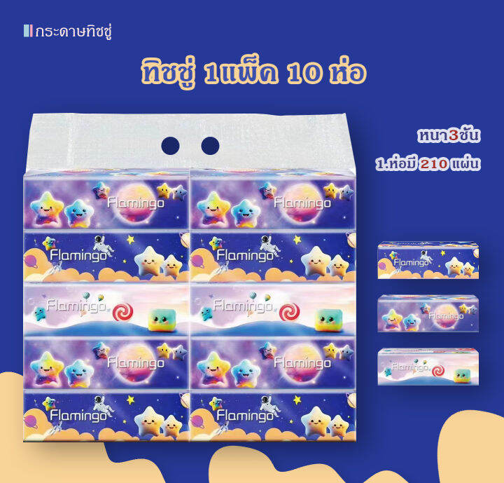 กระดาษทิชชู่-ทิชชู่เช็ดหน้า-หนา3ชั้น-1ห่อมี240แผ่น-หนานุ่มไร้ฝุ่น-สินค้าคุณภาพดี100