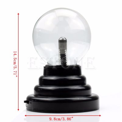 1PC Plastic Luminaria Glass Plasma Ball Hot Magic USB Sphere Lightning Lamp Light Party Black Base Novidade Bedside Lamp T14