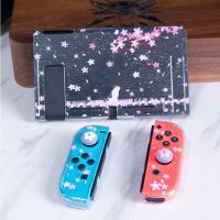 [Enjoy the small store] ปลอกเคสครอบปกป้องแววที่ชัดเจนนิ่ม TPU แวววาวสำหรับ Nintend Switch NS Joy-Con คริสตัลฝาจับแท่งเก็บข้อมูล