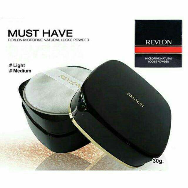 revlon-เรฟลอนไมโครไฟน์-แนทเชอรัล-ลูสพาวเดอร์-ตลับสี่เหลี่ยม-30-g