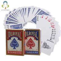 Newest Jdlroyal Poker Red/Blue  Regular Playing Cards Standard Sealed Decks Magic Tricks Poker Playing Cards Magice Tricks GYH