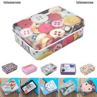 Mini Tin Metal Container Small Rectangle Lovely Storage Box Case Pattern