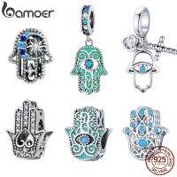 【YF】✟☈▽  925 Sterling Hand of Pendant Hamsa Guard fit Original Jewelry