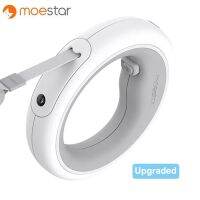 bjh☃☢△  Original MOESTAR Retractable Walking Leash 2 Dog Rope with Rechargeable Replaceable Bungeecord