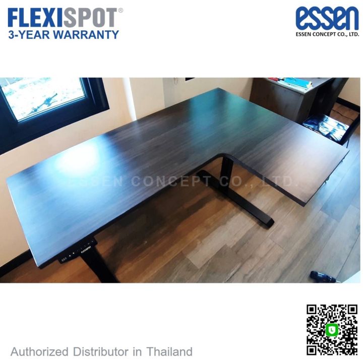 flexispot-by-essen-ท๊อปโต๊ะไม้-mdf-ปิดผิวลามิเนต-รูปตัว-l-ขนาด-160-x-110-x-60-ซม