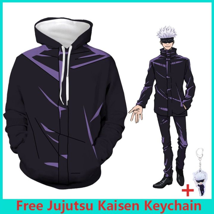 Jujutsu Kaisen Yuji Itadori Gojo Satoru Cosplay Hoodie 3D Printed ...