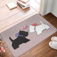 Dog Non-slip Doormat Westie Scotty Art Living Room Kitchen Mat Outdoor Carpet Home Pattern Decor