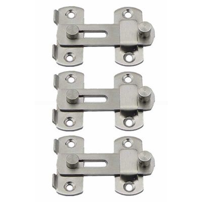 3X 20x50x70mm Stainless Steel Home Safety Gate Door Bolt Latch Slide Lock Hardware