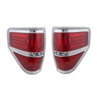 Car LED Tail Lamp Components for 2009 2010 2011 2012 2013 Electroplating Rear Brake Light