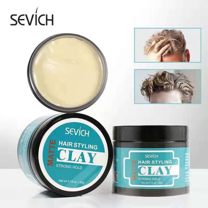 ○♢∏ [MALAYSIA READY STOCK] The Beauty Street SEVICH Hair Clay Matte Styling  High Strong Hold 80g 发泥 发蜡 | Lazada