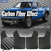 4Pcs Mud Flaps Mudflaps Splash Guards Fender Flares ด้านหน้าด้านหลังสำหรับ Ford F150 F250 Raptor Ranger T6 MK1 MK2 XLT PX Everest