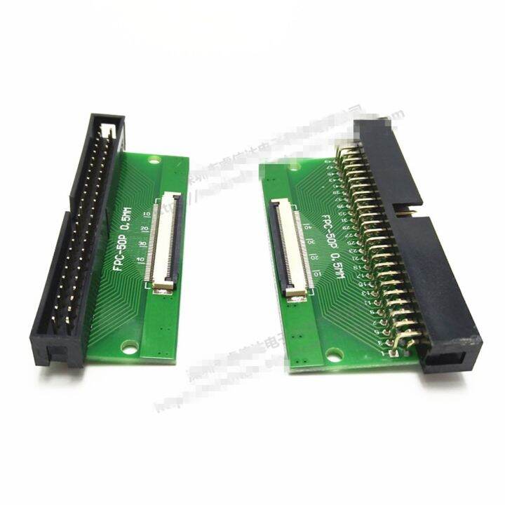 1pcs-ffc-fpc-adapter-board-0-5-to-2-54mm-welding-simple-horn-seat-dc3-6-12-24-40-50-60p