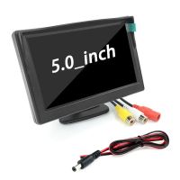 5 inch LCD HD Screen Monitor Suction Cup Car Rearview Reverse Backup Cam Parking Camera LX0E