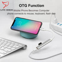 【Authentic】ฮับ USB C Hub 4 Multi-Port USB Type-C Hub กับ USB2.0 USB3.0ฟังก์ชัน OTG อะแดปเตอร์ตัวแยก USB ที่รองรับ Win7/8/10