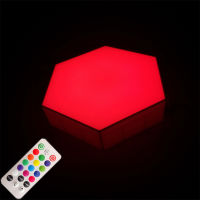 USB Colorful LED Honeycomb Quantum Hexagon Wall Lamp Touch Sensitive Bedroom Living Room Stair Loft DIY Decor Night wall Light