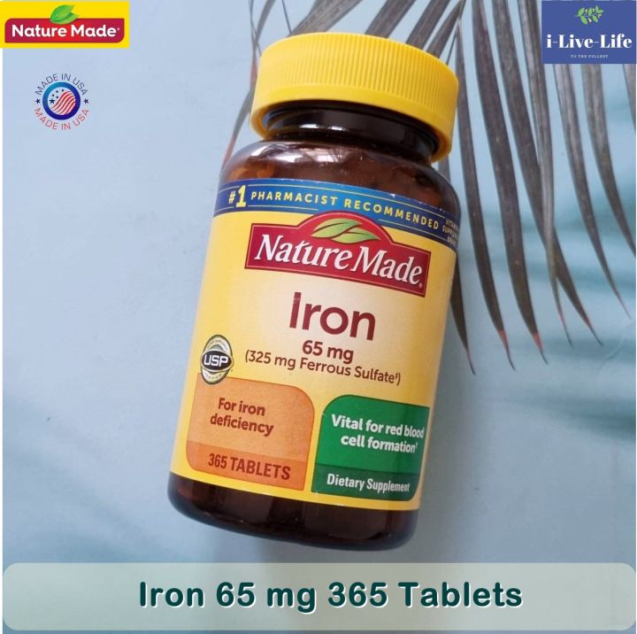 ธาตุเหล็ก-iron-65mg-365-tablets-nature-made