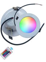 RGB IP65 Indoor Waterproof For Kitchen LED Ceiling Light Dimmable AC 220V Changeable 7W 9W 12W CCT Outdoor Balcony Canopy Lamp