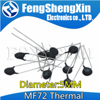 10ชิ้น MF72ตัวต้านทานความร้อน5มิลลิเมตร5D-5 5R 10D-5 10R 20R 22D-5 22R