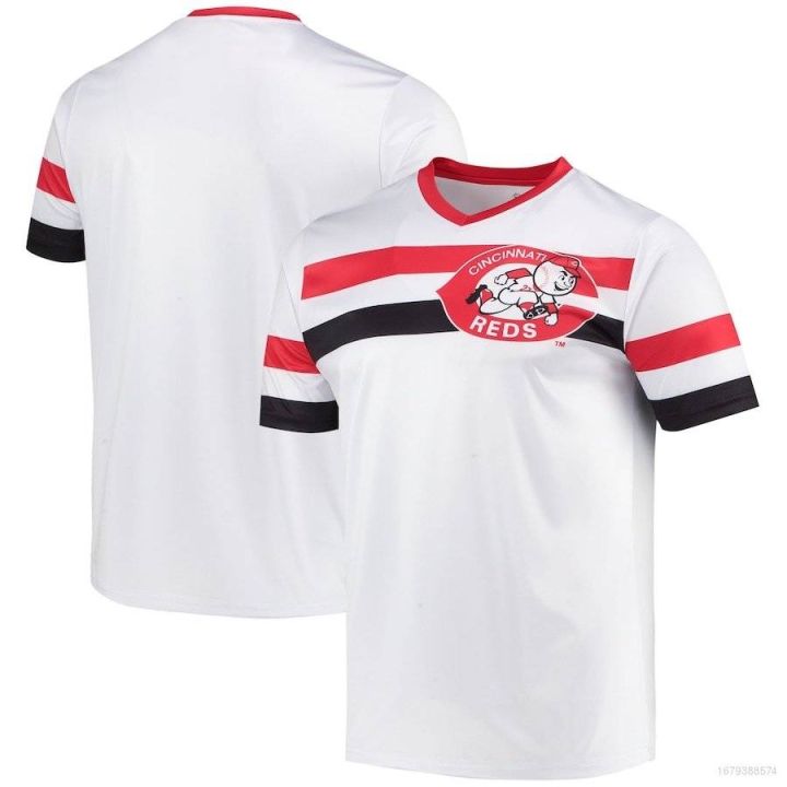 Limited Edition Cincinnati Reds Lilo & Stitch Baseball Jersey in Red - Scesy