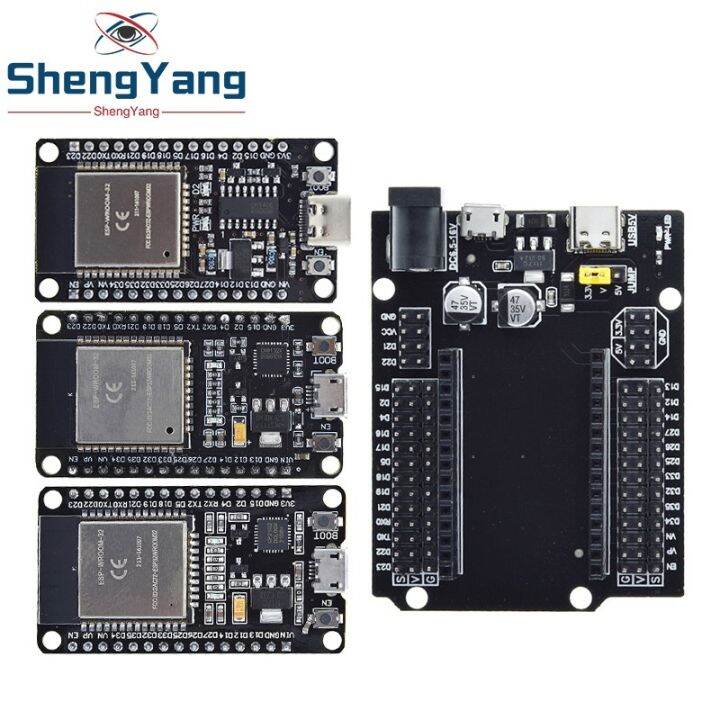 yf-esp32-development-board-type-c-usb-ch340c-wifi-bluetooth-ultra-low-core-esp32-devkitc-32-esp-wroom-32-expansion